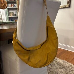 Free People Gold Crossbody Bag